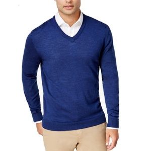 Club Room Sweaters - Club Room Mens Merino-Wool V-Neck Pullover Sweater Club Room Sweaters - Club Room Mens Merino-Wool V-Neck Pullover Sweater
